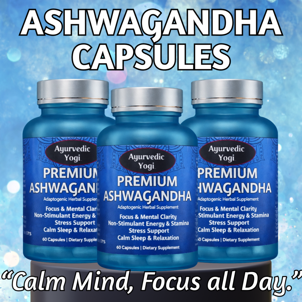 Ashwagandha Capsules by Ayurvedic Yogi
