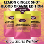 Lemon Ginger Shot Blood Orange Edition by Ayurvedic Yogi