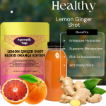 Lemon Ginger Shot Blood Orange Edition by Ayurvedic Yogi