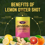 Lemon Ginger Shot Blood Orange Edition by Ayurvedic Yogi
