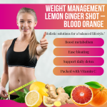 Lemon Ginger Shot Blood Orange Edition by Ayurvedic Yogi