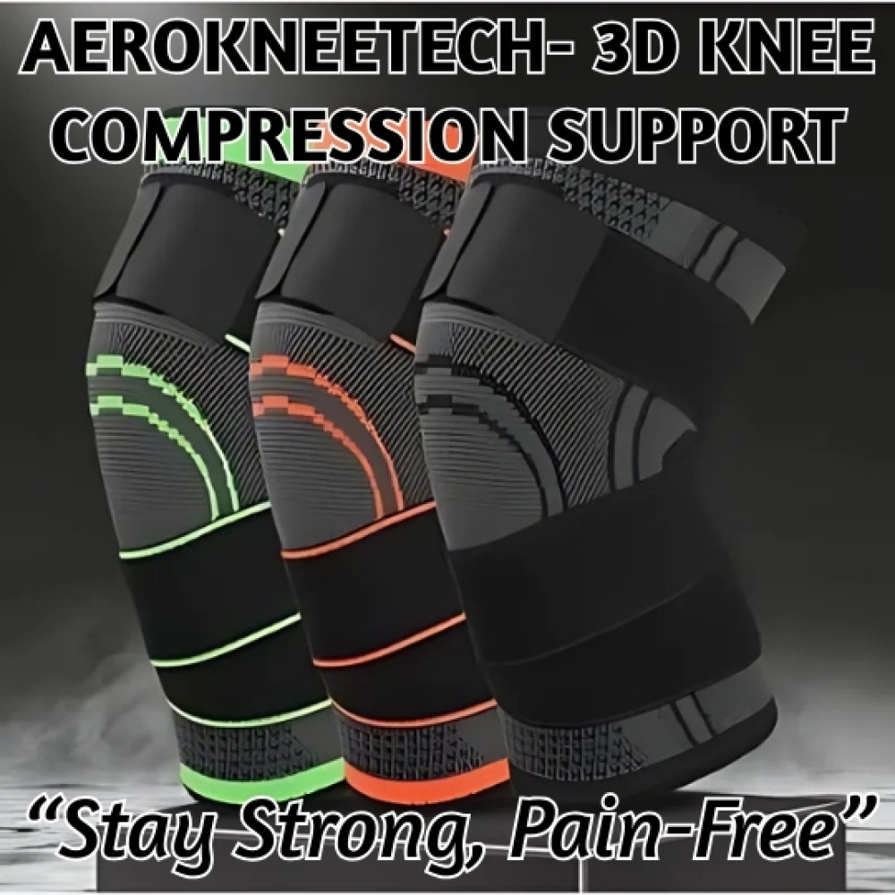 AeroKneetech - 3D Knee Compression Support