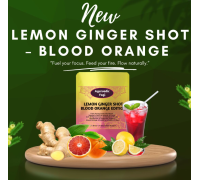 Lemon Ginger Shot Blood Orange Edition